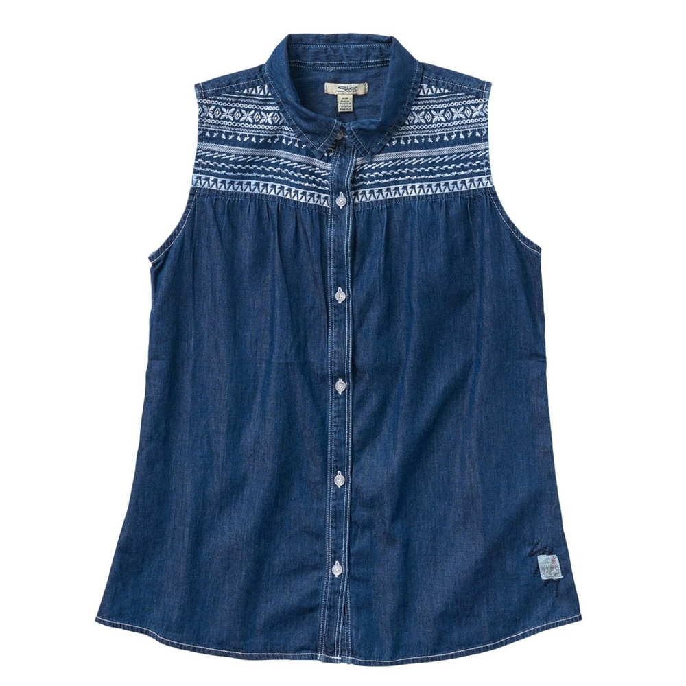 Silver Jeans denim blouse